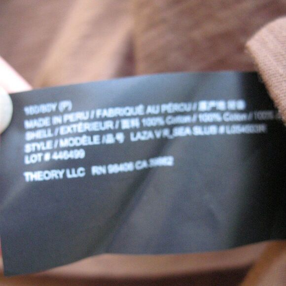 NWT Theory Slub Knit Sleeveless Cotton Top - Picture 11 of 11